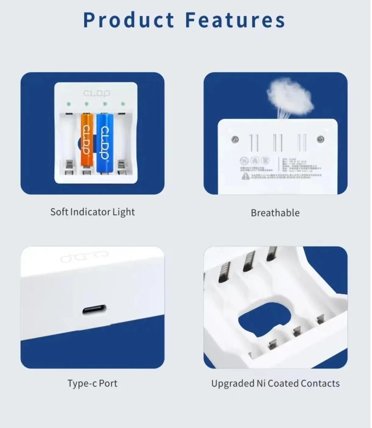 Ni-Zn AA rechargeable battery 2500mWh 1.6V rechargeable battery with AA AAA Ni-Zn smart charger