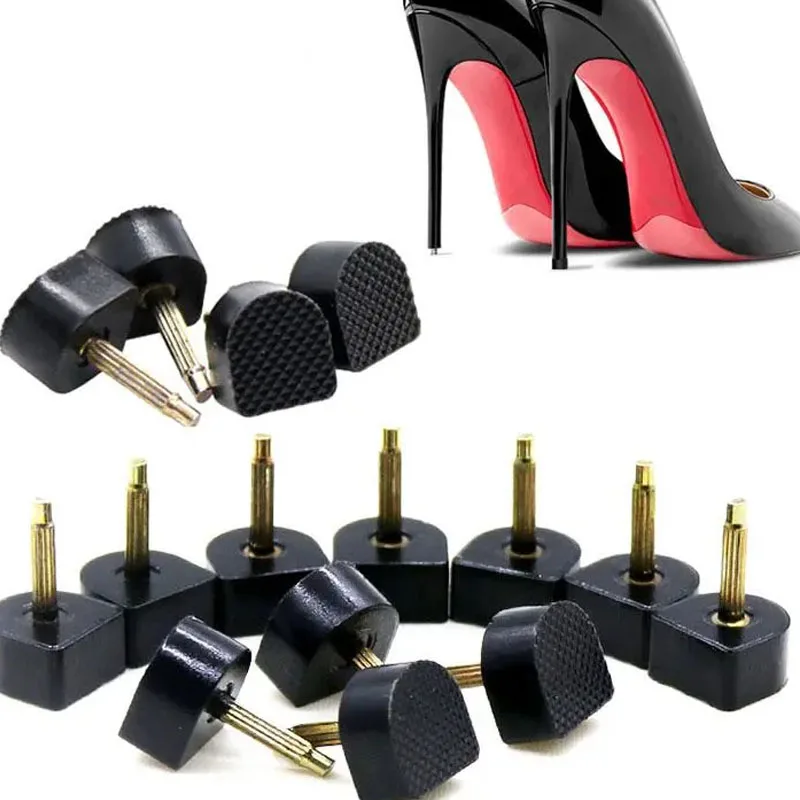 10/20pc Punte di riparazione tacco alto Spilli per scarpe da donna Tappi tacco Proteggi punte tacco alto Rubinetti Tasselli Sollevatori Accessori di ricambio