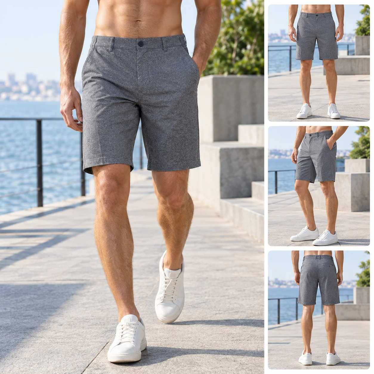 Men's Quick Dry Swim Shorts Surfing Board Shorts Beach Bermuda Swimwear Summer Swimming Trunks Water Sports Shorts for Men