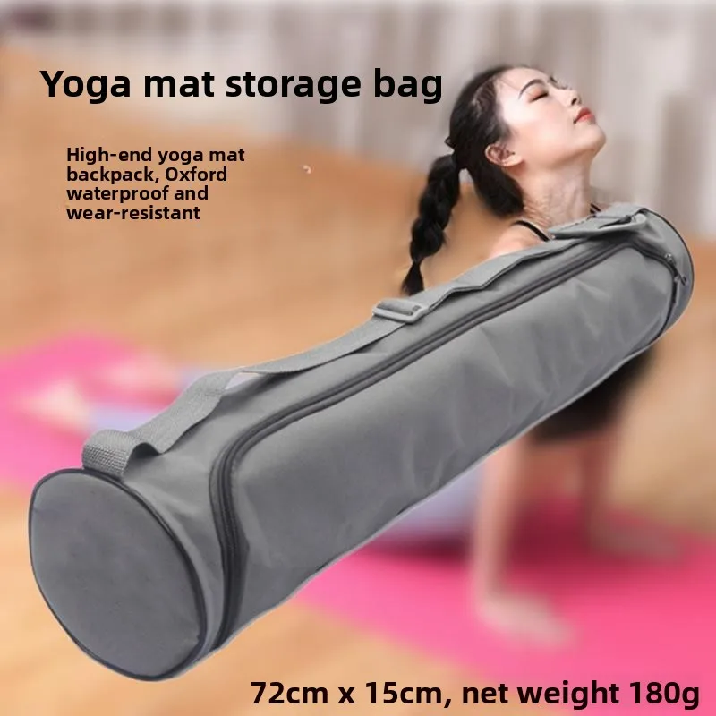 

Multi-Functional Yoga Mat Storage Bag Lightweight Waterproof Canvas Single oulder Dance Mat Bag with Net Cover for Men And ...