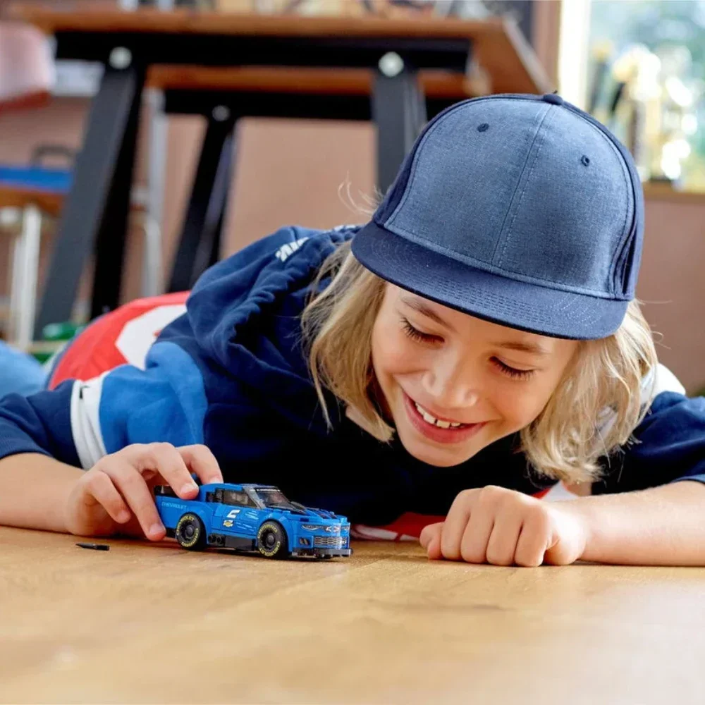 مجموعات مكعبات بناء سيارة سباق Racer 75891 مناسبة لهدايا عيد الميلاد المتوافقة مع جزيئات Legoed