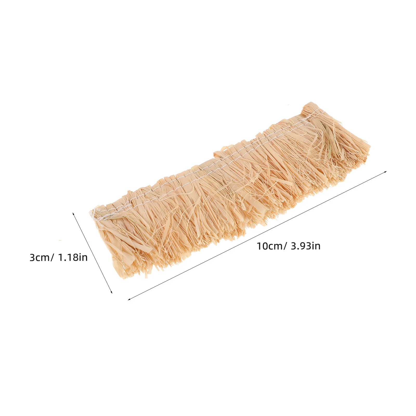 Lot de 9 rouleaux de fausse chaume légère, balles de paille artificielle pour toiture de maison miniature, bricolage, décoration, diorama et jardin