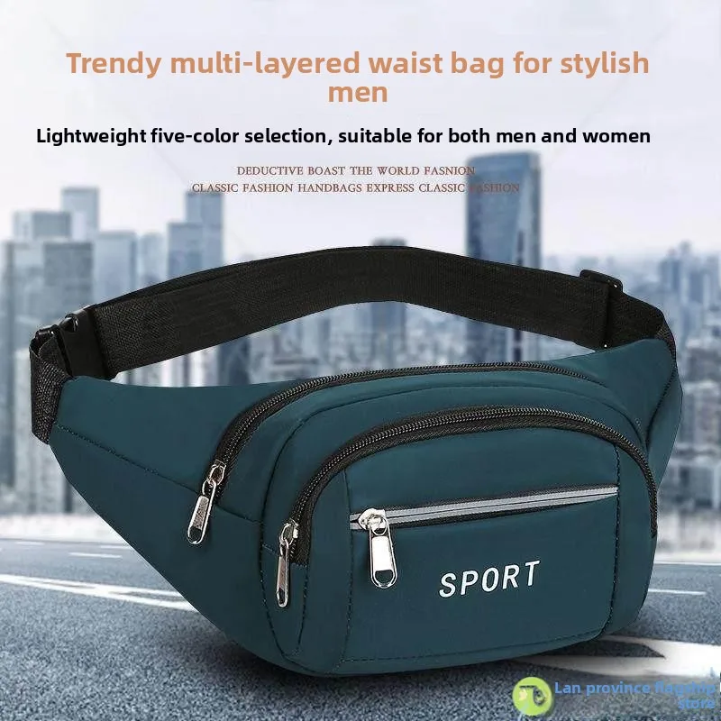 

ex Large Capaci Sports Fanny Pa Mobile Phone Waist Bag Waterproof Busin Wear Resistant for Construction Work