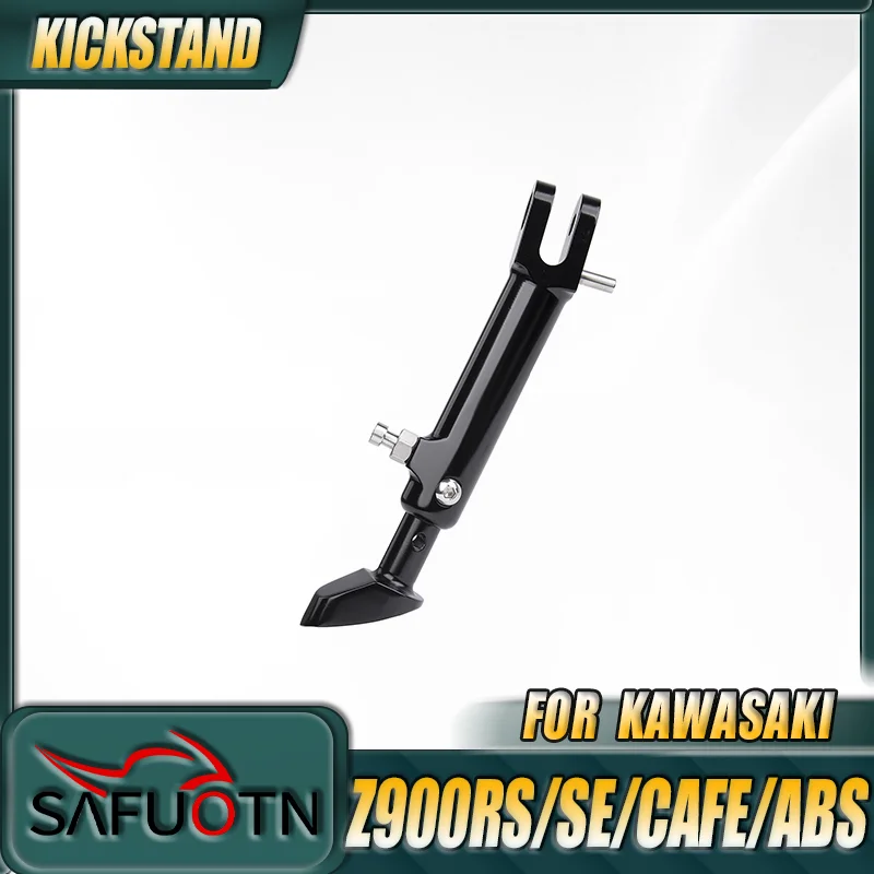 

Motorcycle Aluminum Kick Stand Adjustable Kickstand Side Stand For Kawasaki Z900 RS SE Cafe ABS 2018-2021 2022 2023 2024 2025