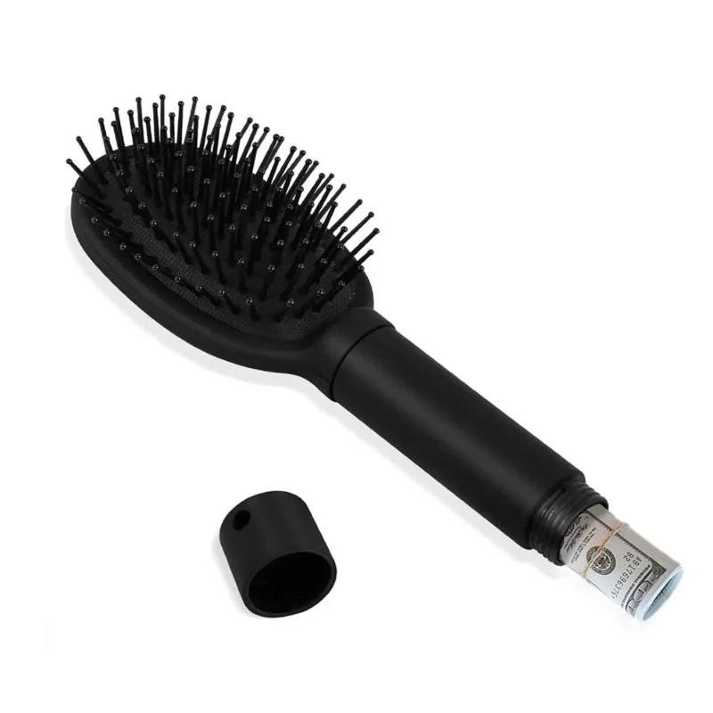 

Hair Comb Secret Stash Hidden Safe Diversion Brush Key Safe Box Hiding Diamond Jewelry Storage Discreet Secret Removable Lid