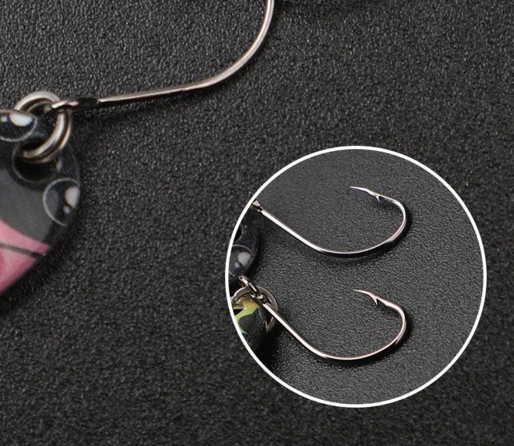5-teiliges Set UV-beschichteter Löffelköder mit Insekten-Design, 1,5G 2,5G 3,5G 5G Gewicht, Spinnerbait-Köder mit Pailletten und Geräuscheffekt – Detail 12