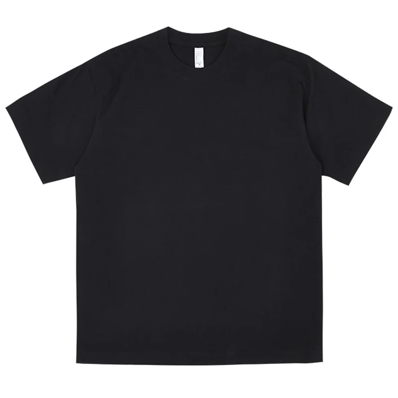 Solid Color Loose Drop Shoulder Solid Color Cotton T-shirt Youth Design Multiple Color Short