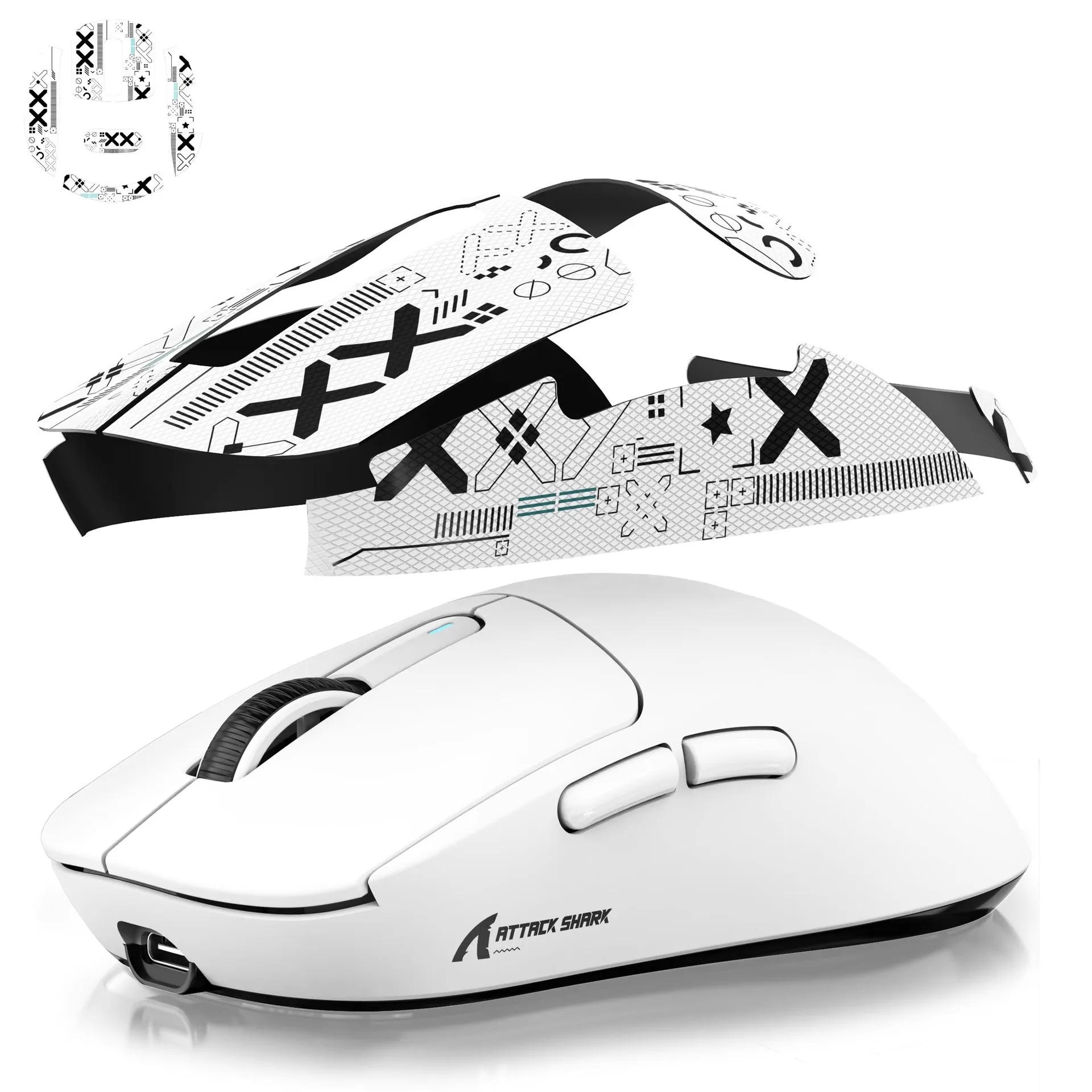 1 Set Mouse Anti Slip Grip Sticker For Attack Shark X3 / X3 Pro / X11 / X6 Non-Slip Anti Sweat Tape Ultrathin