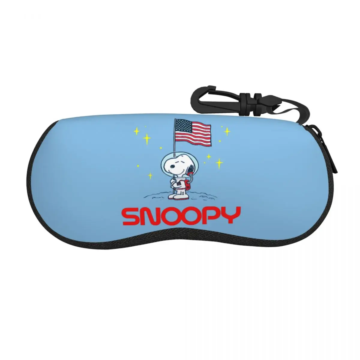 

Snoopy Cartoon Astronaut Glasses Case Men Women Student Sunglasses Storage Box Ultra Eye Contacts Case