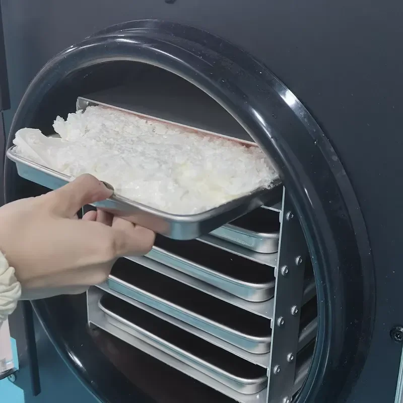 for Home 4kg Vacuum Freeze Dryer Machine Automatic Food Fruit Vegetable Dehydrator Preservation Equipment 110V Ready Stock