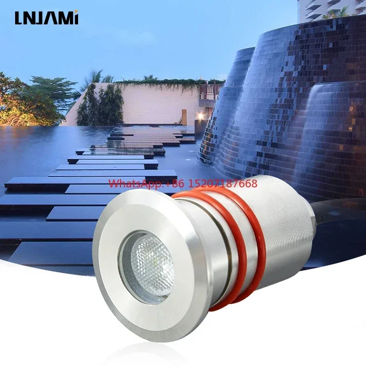 

Compact IP68 Stainless Steel LED Embedded Deck & Garden Landscape Recessed Lighting Fixture