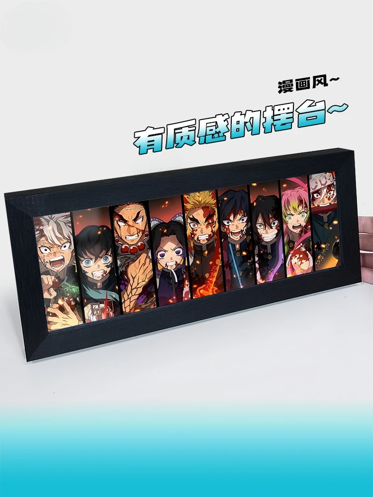 Anime Demon Slayer Kamado Tanjirou Nezuko Cosplay Training Chapter Gift Ambitus Photo Frame