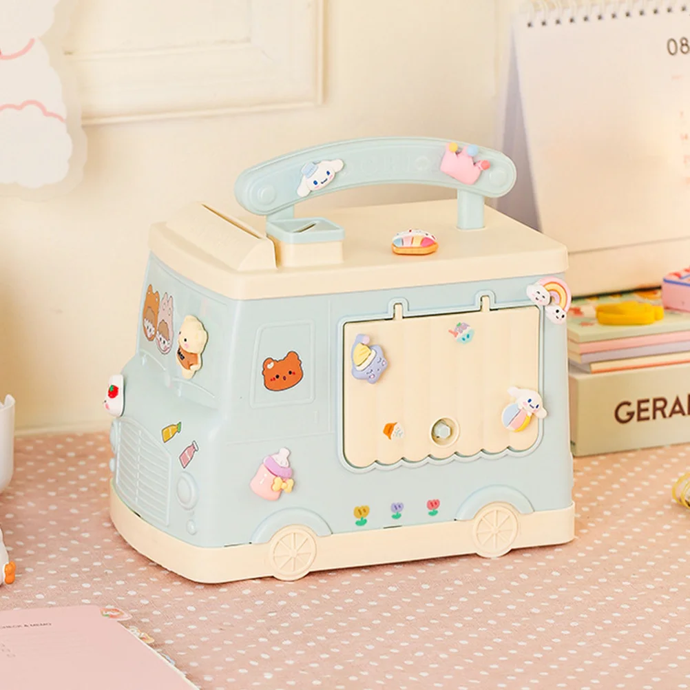 1pc Car Piggy Bank For Kids Durable Children'S Money Saving Box Desktop Storage Household Decor Coin Container Lovely Gift