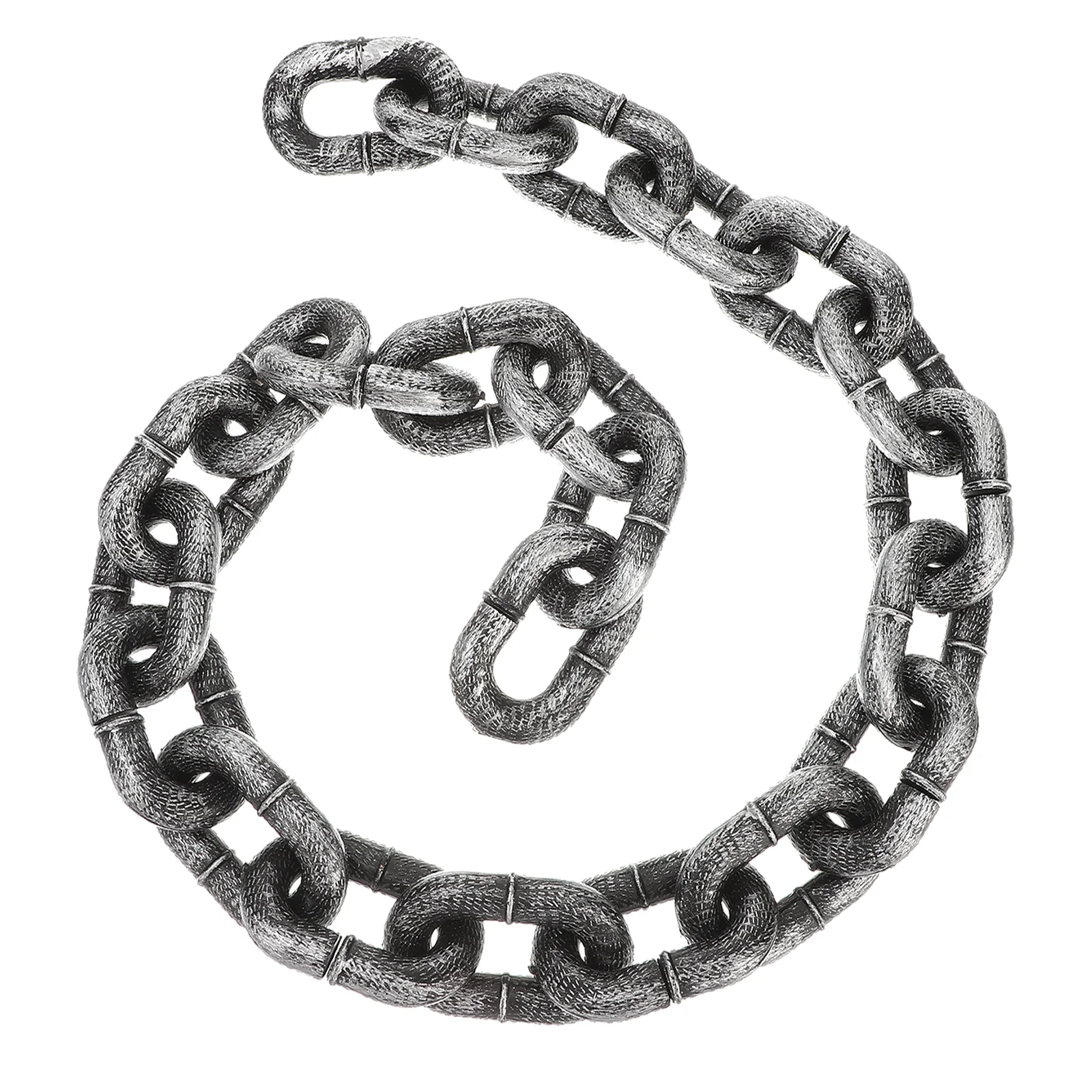 Plate Simulated Iron Chain Men Apparel Fake Decoration Halloween Party Costumes