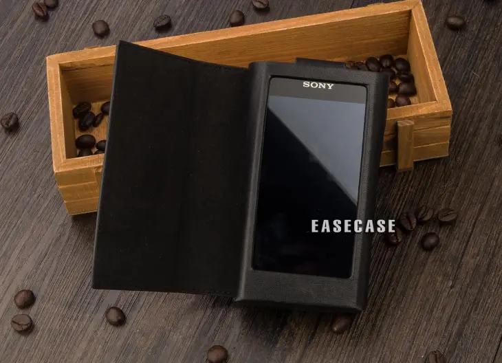 حافظة جلدية أصلية مصنوعة حسب الطلب E4 لهاتف Sony Walkman NW-WM1A WM1Z WM1A
