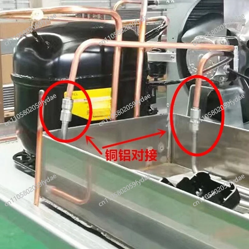 REFRIGERATOR LOCKE RING Refrigeration Repair Solder-free Crimping Tool Aluminum Tube Butt Quick-in Composite Ring