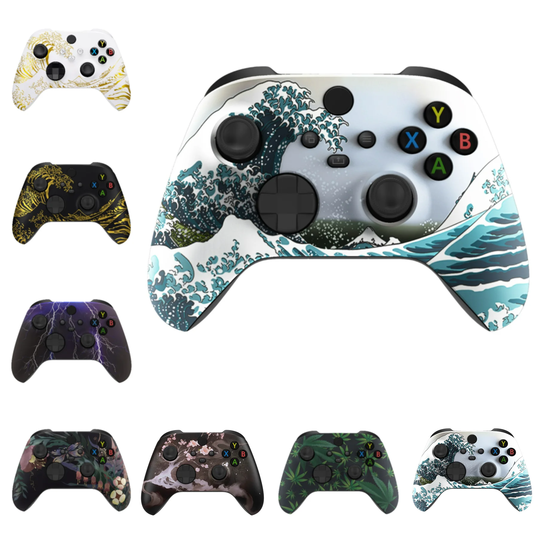 

Запасная Передняя Крышка корпуса для геймпада Xbox Core Wireless (Xbox Series X/S) серии Nature