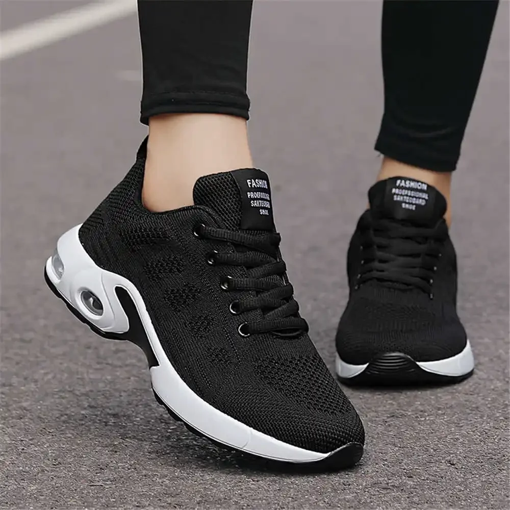 Without Heels Cushion Sneakers White Vulcanize Shoes Ladies Summer Luxury Women Loafers Sports School Tensi Shoos Tensi