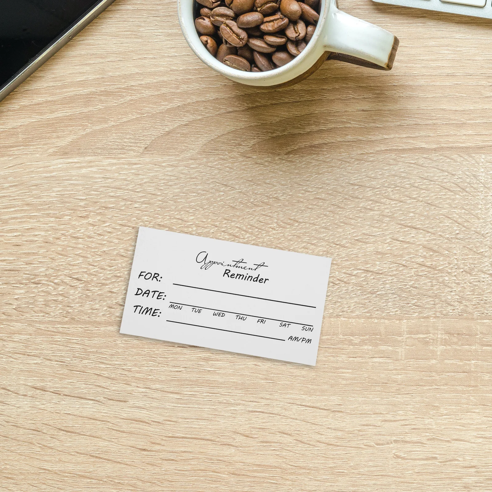 

50 шт. карты с напоминанием о встрече, несколько шаблонов, бумажный дизайн, гладкое письмо, карты с напоминанием о личном офисе