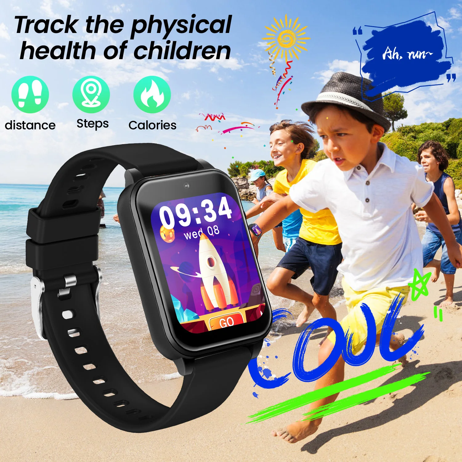 Inteligentny zegarek dla dziec – Smartwatch Watches For Kid Boy Waterproof recenzja i cena