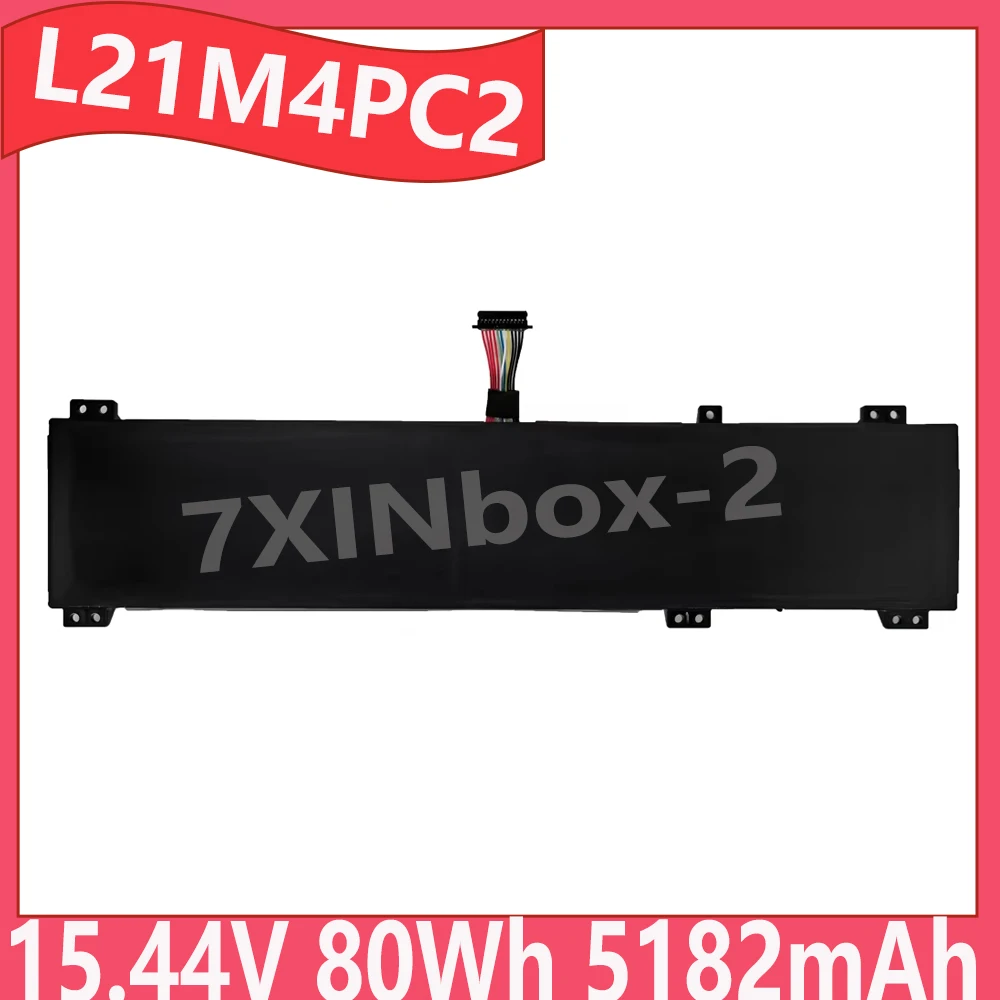 L21M4PC2 L21M4PC3 15.44V 80Wh 5182mAh Laptop Battery For Lenovo Legion 5 Pro 16 2022 Y7000P R7000P R9000P Y9000P R9000K Y9000K