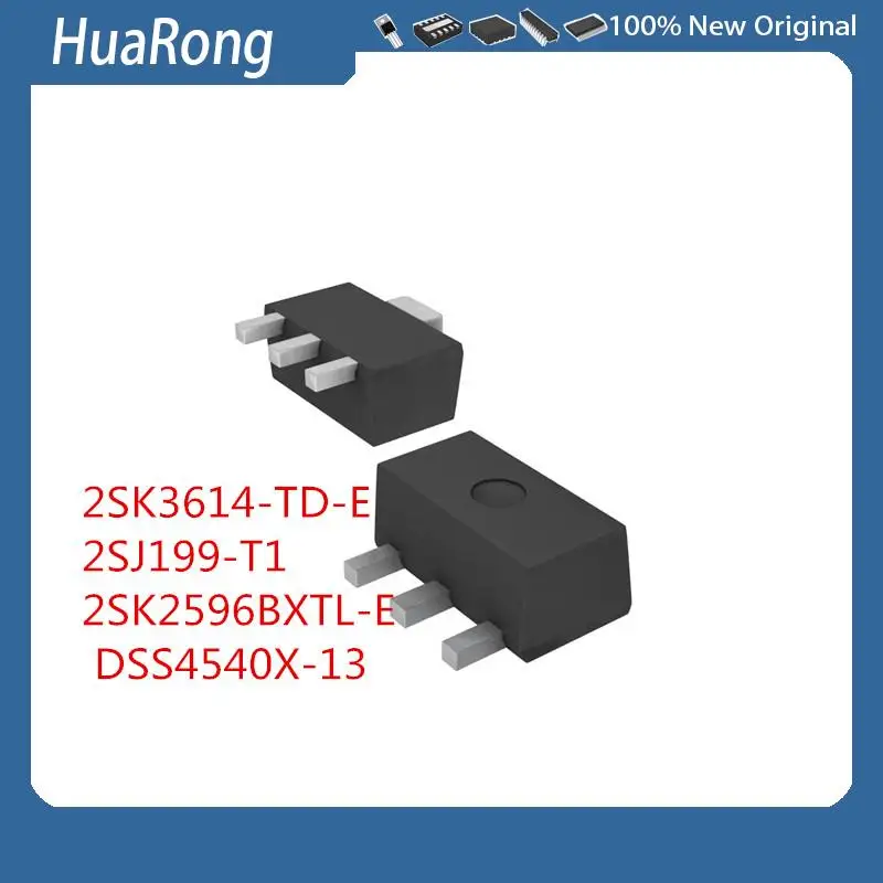 10Pcs/Lot      2SK3614-TD-E   2SK3614  SOT-89    2SJ199-T1  2SK2596BXTL-E   DSS4540X-13   BA7230LS  ZIP-24