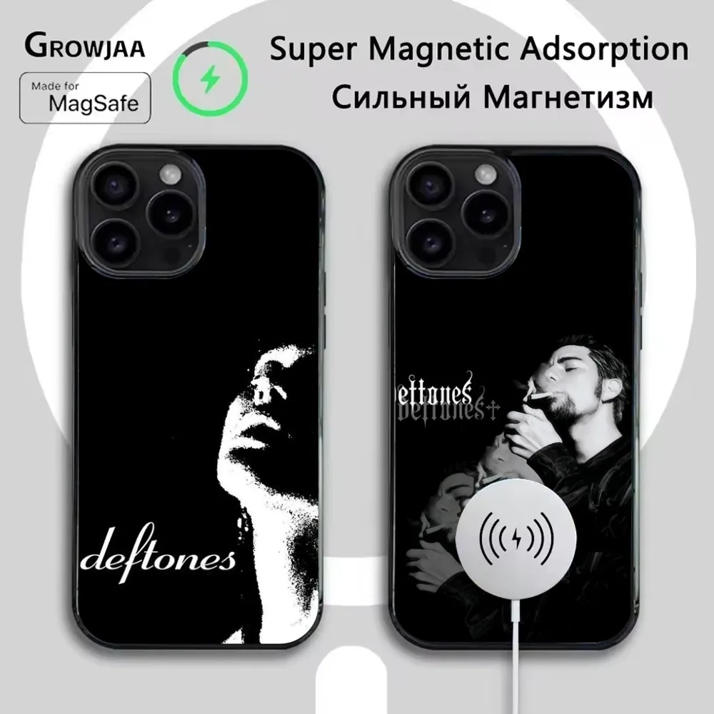

Band D-Deftones Phone Case For iPhone 16e,16,15,14,13,12,11,Plus,Pro,Max,Mini Magsafe Magnetic Wireless Charging