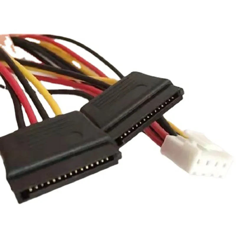 VH3.96 4Pin إلى SATA 15pin كابل الطاقة ل Hikvision داهوا Mini VCR كاميرا IP CCTV مسجل فيديو القرص الصلب السلطة #3