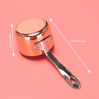 Gravy Boats Copper Plated Sauce Cup Milk Cup French Fries Sauce Cup Western Restaurant Special Copper Pot 3.8cm