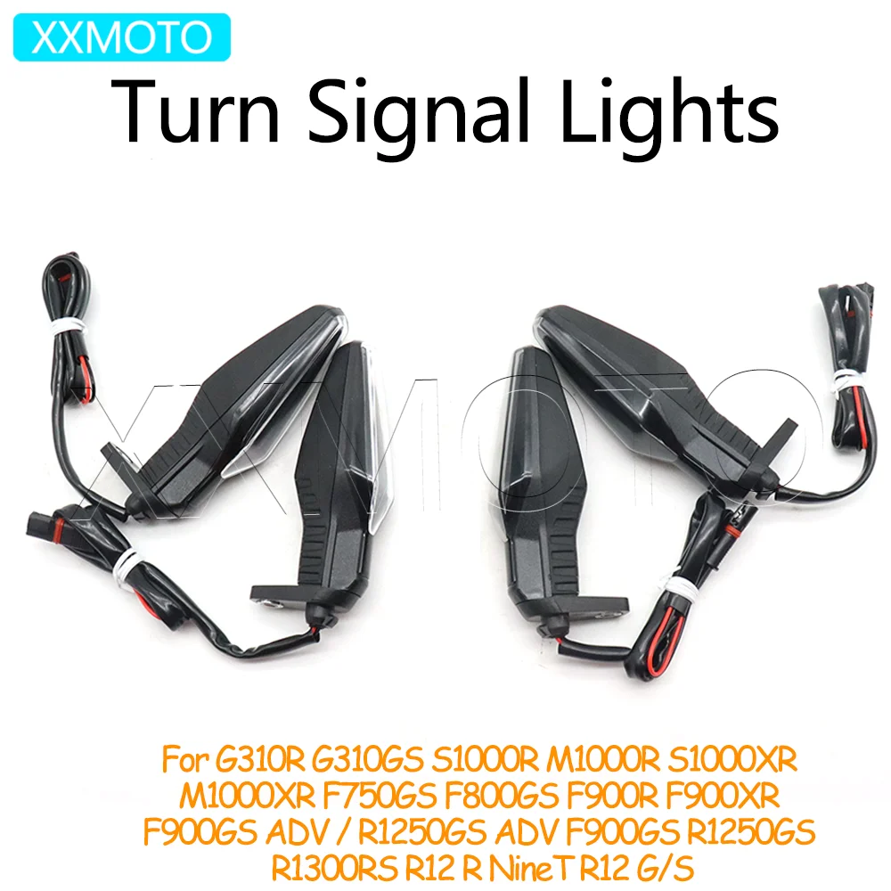 For BMW G310 R GS S M 1000 R XR F 750 800 900 GS F900 R XR R1250GS ADV RNineT R12 G S Motorcycle Turn Signals Lights Indicators