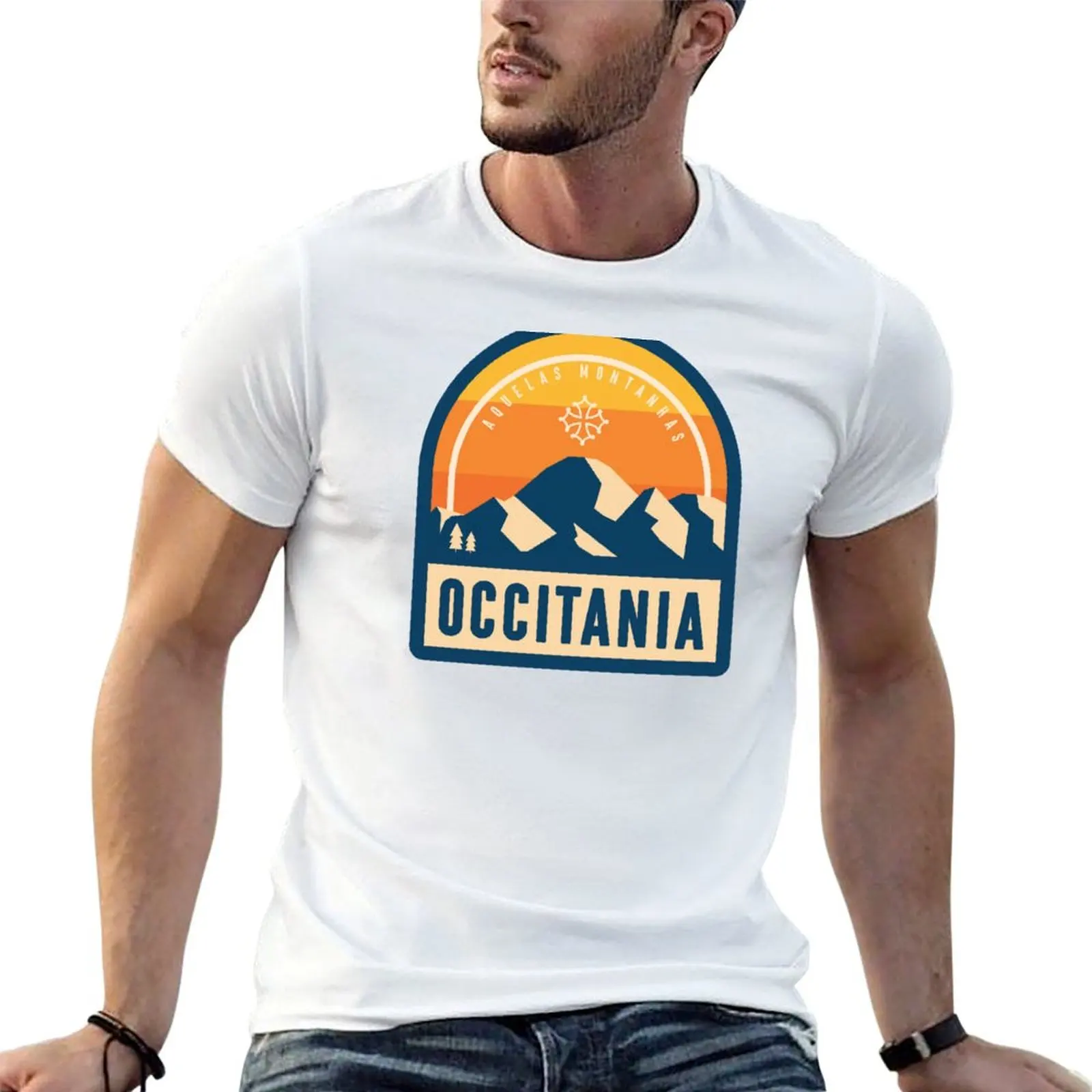 Occitania Aquelas Montanhas, Occitanie T-Shirt man t shirts for men man t shirt heavy cotton t shirt man designer T-shirt