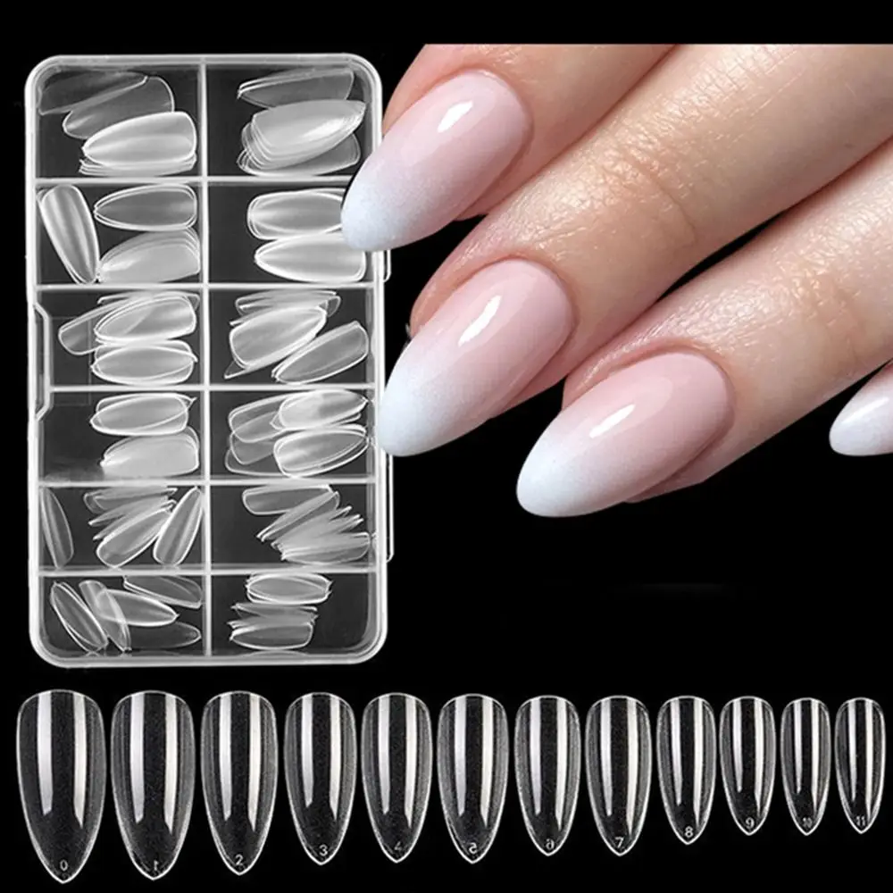 100/120Pcs/box Nail Art Press on Finger Extension Nail Art Accessories Full Cover Fake Nails Nails Coffin False Nails