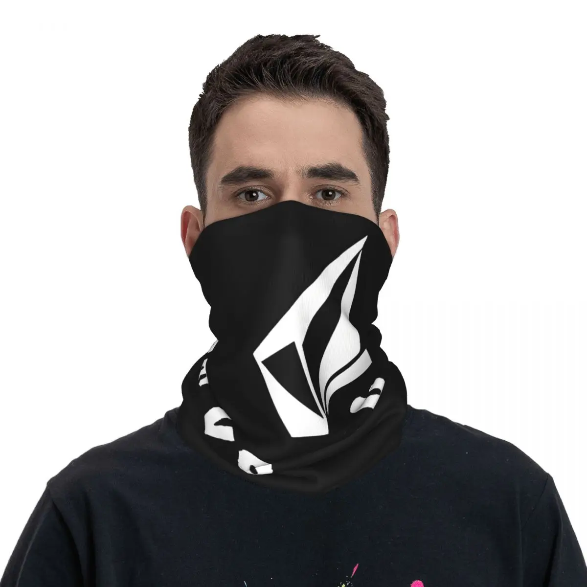 Fan Bandana Neck Gaiter Motorcycle Club V-Volcom Face Scarf Cycling Scarf Hiking Unisex Adult Breathable