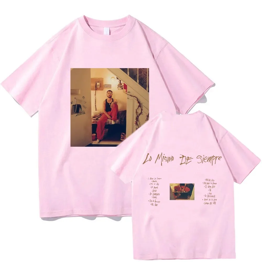 المغني الشهير مورا ألبوم جديد لو ميسمو دي سيمبر تي شيرت مورا ميرش موضة طباعة قصيرة الأكمام بلايز الرجال النساء عالية الجودة تيز