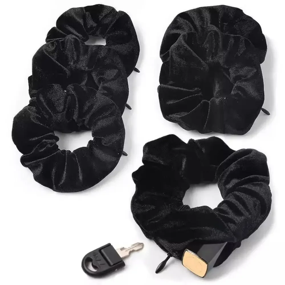 Hidden Closure Basic Hair Rope Secret Pocket High Elasticity Rubber Band Korean Style Hair Ring Elastic Hair Bands view 4