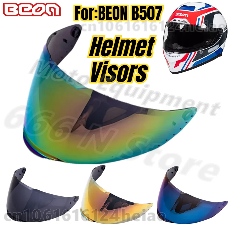 

Цветные линзы для шлема BEON B507: темно-коричневые, синие, золотые. Солнцезащитные и ветрозащитные аксессуары для шлема B507.