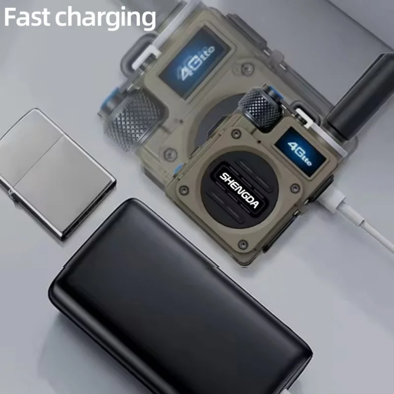 SD-G6S 4G POC Walkie Talkie with Bluetooth GPS SOS LCD Display Wireless Link Anti-Interference High-Fidelity Output 5000KM Range