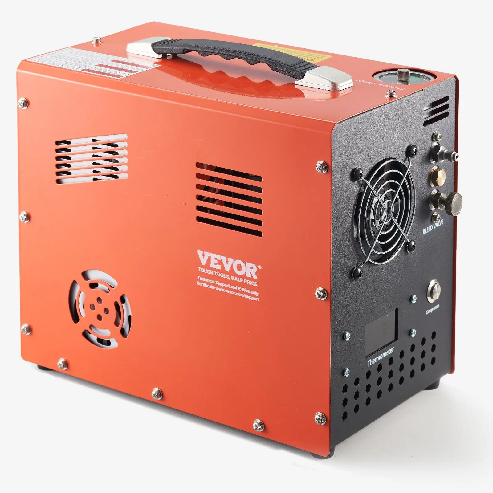 

Воздушный компрессор PCP 4500PSI с автоматической остановкой, воздушный насос высокого давления мощностью 300 Вт для винтовки PCP и резервуара для пейнтбола Встроенный преобразователь мощности