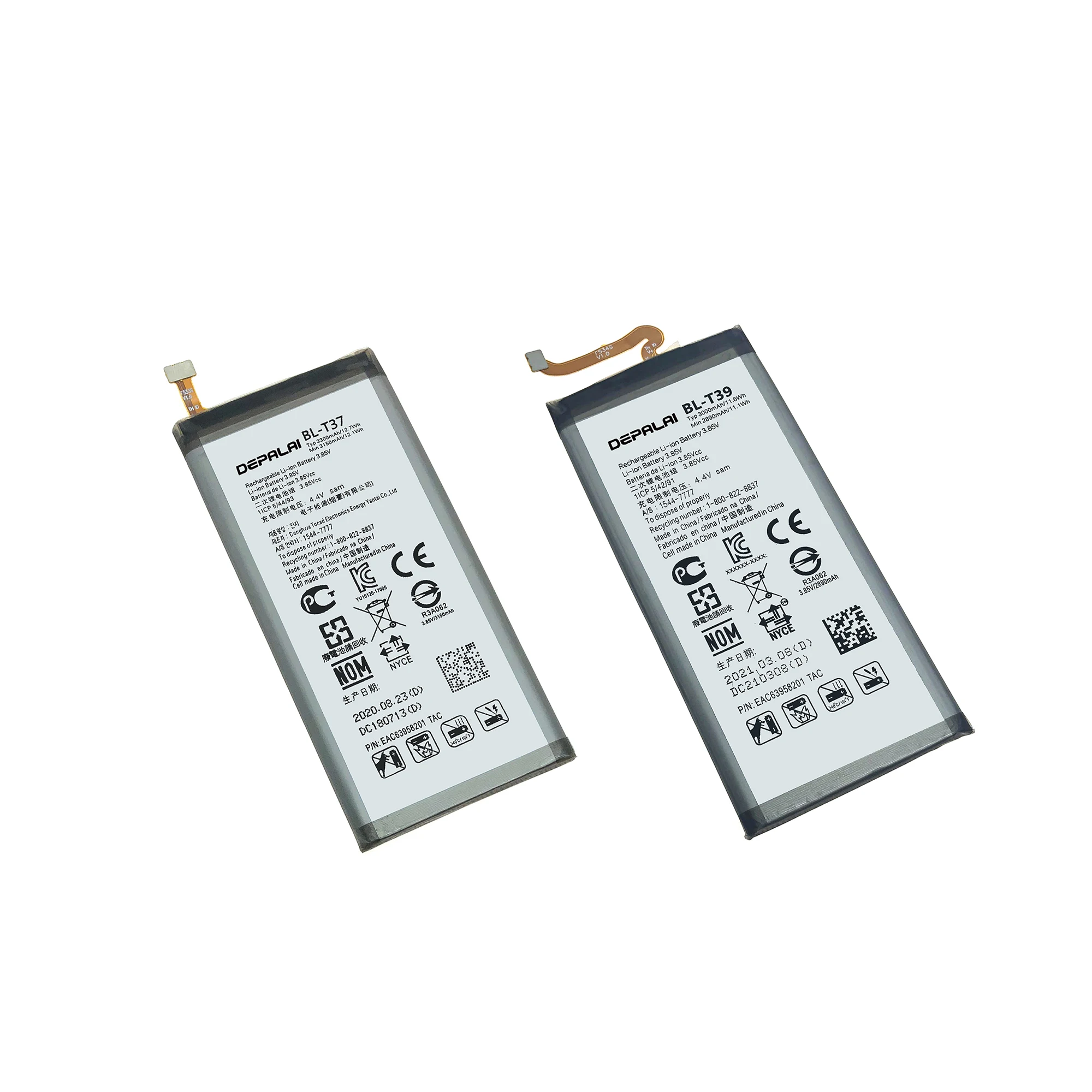 BL-T33 BL-T37 BL-T39 Battery For LG Q6 M700 Q Stylo4 Q710 G7 ThinQ G710 Q7+ LMQ610 phone Batteries