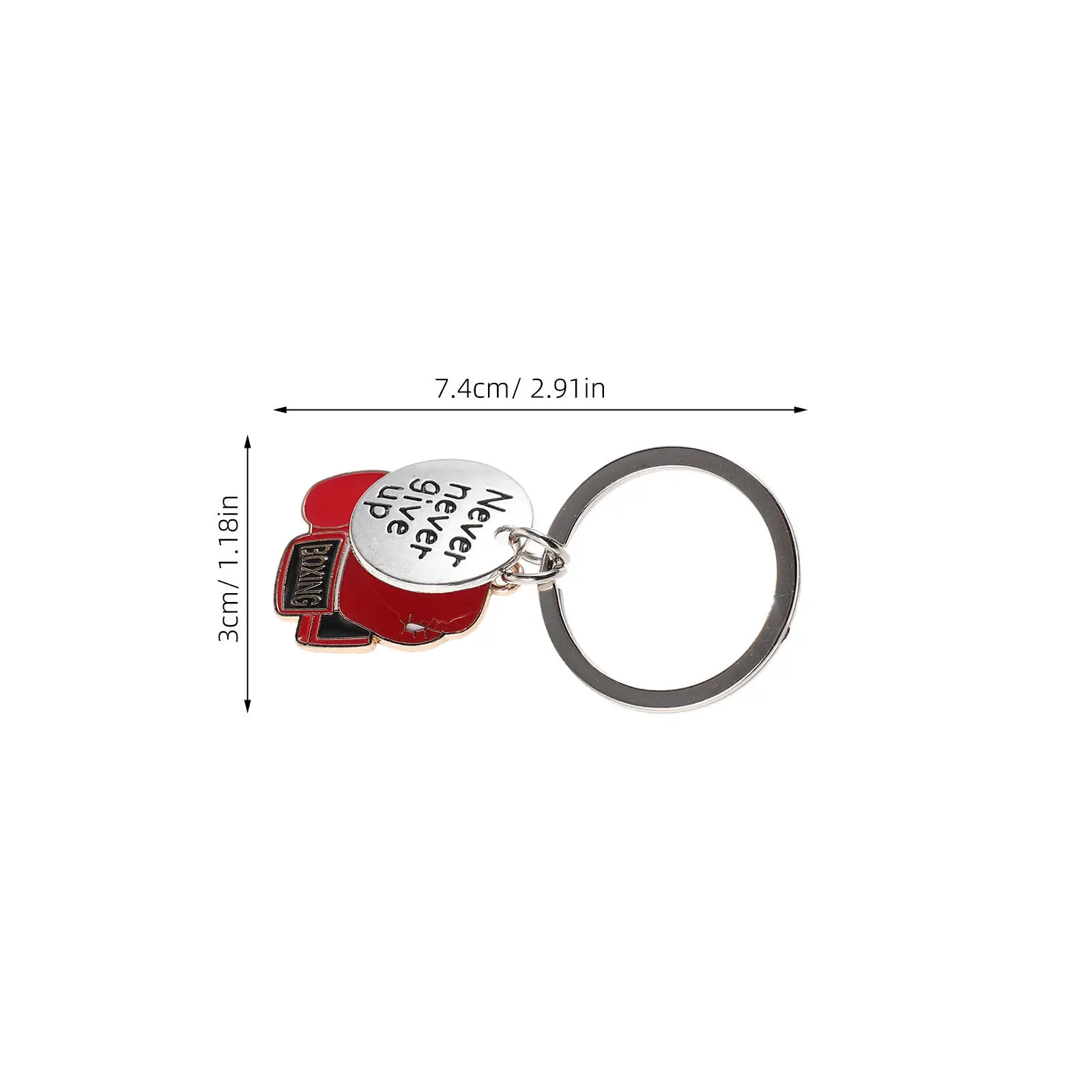 4Pcs Boxing Glove Keychain Mini Punching Gloves Charms Sports Bag Pendant Inspirational Gift for Boxing Fans Party Favors