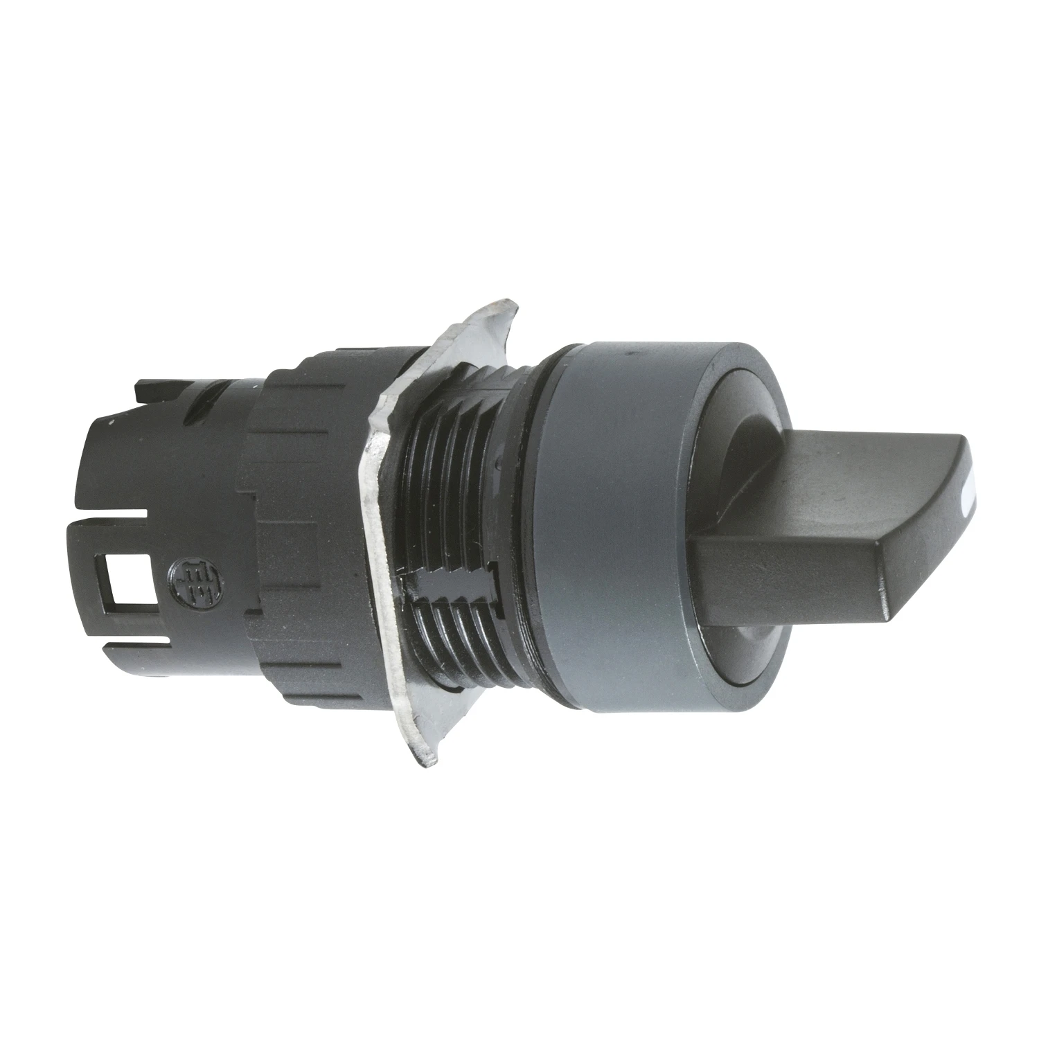 ZB6AD23 Cabeça para interruptor seletor, Harmony XB6, punho preto, redondo, 16mm, 3 pares, Stay Put