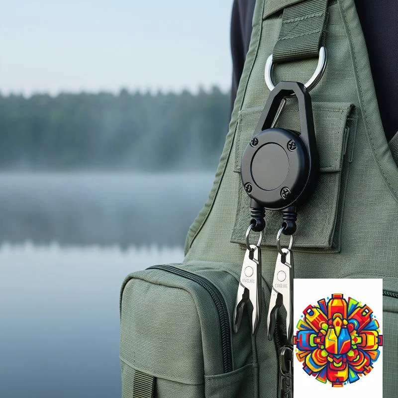 Heavy Duty Retractable Keychain Sturdy Carabiner Extendable Steel Wire Ideal for Outdoor Activities Daily Key Organization