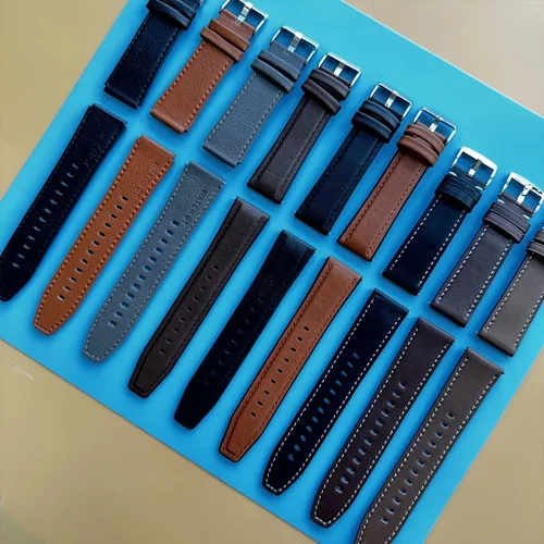 Imagen 2 del producto Correa de cuero de 22MM para Xiaomi Watch S3, pulsera de silicona suave para Mi Watch S1 Pro/Active/S2/Color 2, accesorios