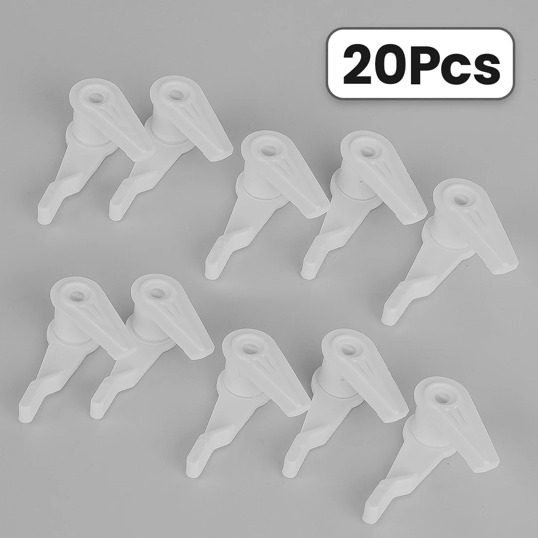 20 Pairs Ceiling Lampshade Clips Holder Light Hooks Hanger Shade Fixed Buckles Clamps