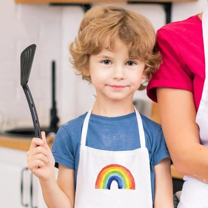 D5QA قابلة لإعادة الاستخدام قوس قزح المئوية المئوية لتصميم حزام الكتف قابل للتعديل مقاومة وصمة عار على سن 3-10 سنة