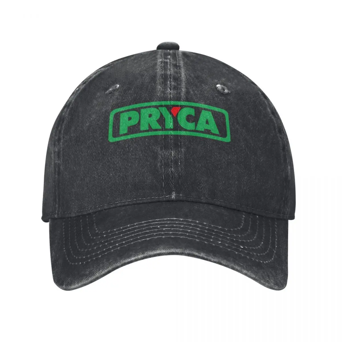 

Pryca, Deep Green Logo, 180gsm demin Trucker Hat Outdoor Adventures Mens Hats Women's Baseball Cap