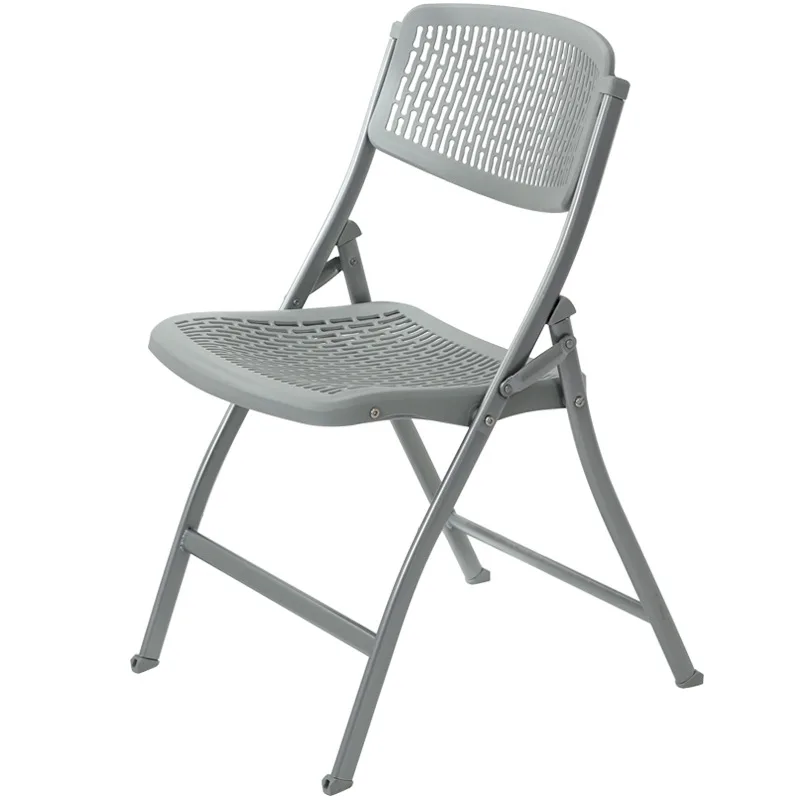 Plastic folding chair Business training chair Office simple meeting backrest chair