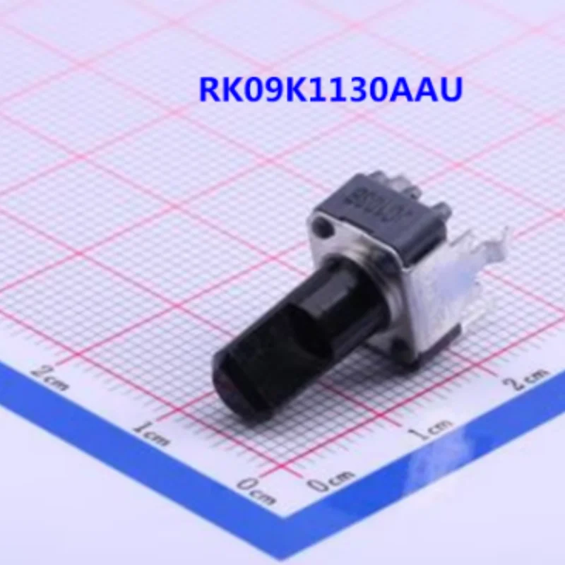 5PCS Original RK09K1130AAU Rotary Potentiometer 9mm Vertical Dual Stereo Volume Control Potentiometer For Audio Amplifier Mixer