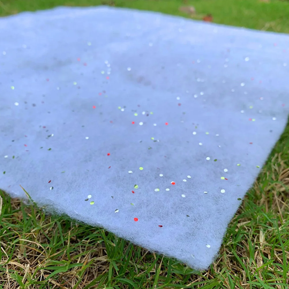 

Artificial Carpet Snow Prop Holiday Party Decorative Cotton Snow Festive Winter Scene Home Decor Supply