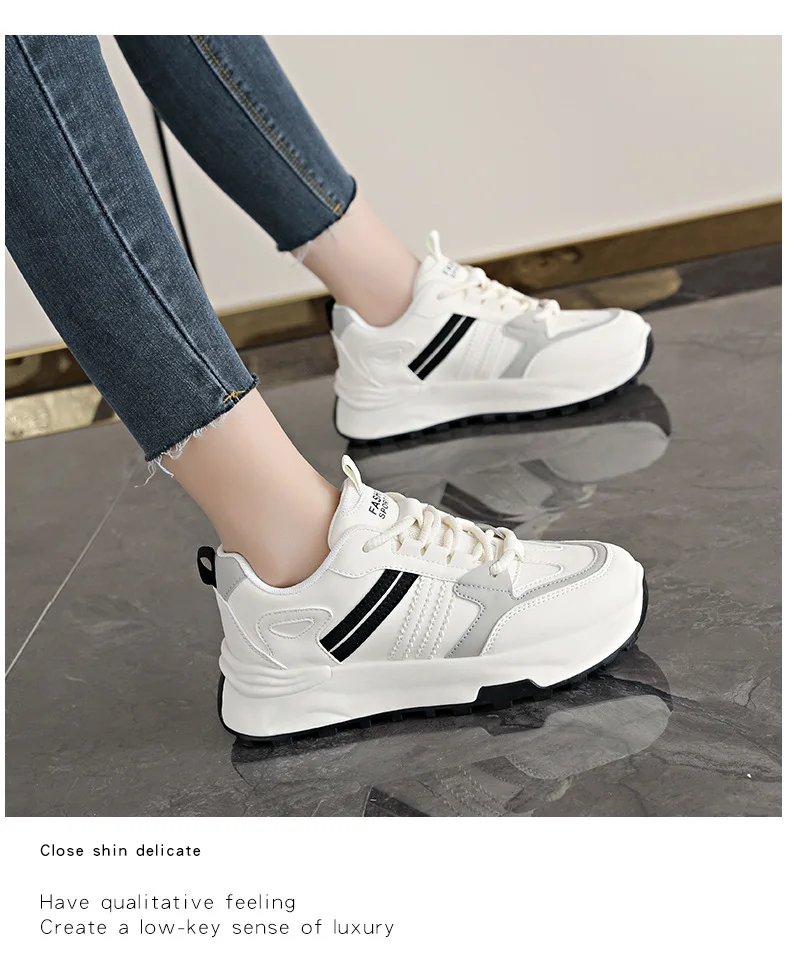 Leichte Damen-Laufschuhe, Frühlings-Neuheit, rutschfeste, weiche Sohle, Sportsneaker, bequeme, atmungsaktive Freizeitschuhe – Detail 24